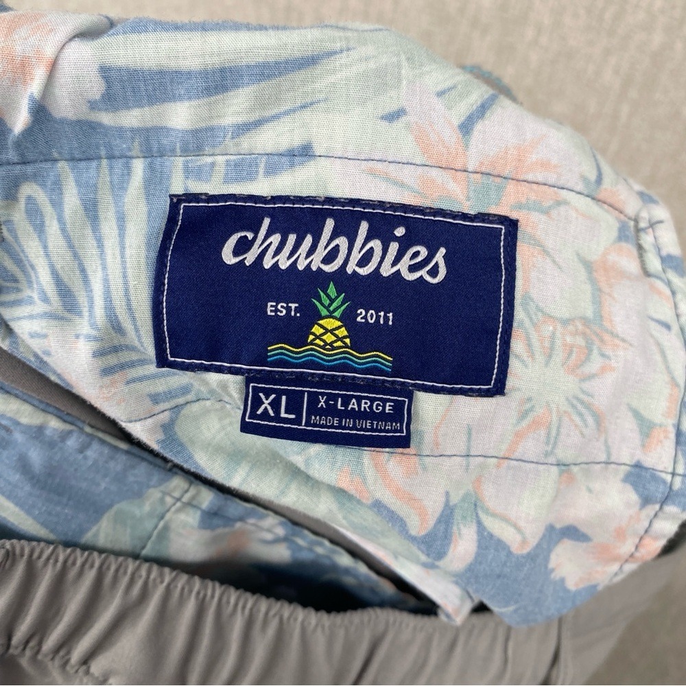 Chubbies Pants Mens XL Grey Everywear Performance Chino Stretch Elastic Waist - Picture 8 of 16